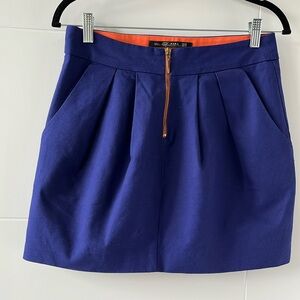 Zara blue bubble skirt